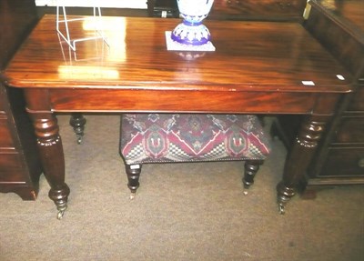 Lot 419 - A George IV mahogany side table (end section from a dining table)