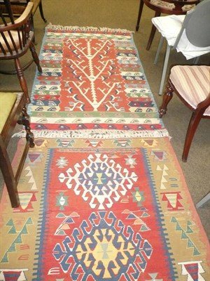 Lot 445 - Two Oriental Kelim rugs