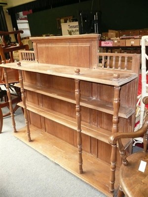 Lot 599 - A late Victorian sideboard super structure back