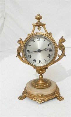 Lot 90 - A late Victorian ormolu-mounted pedestal timepiece