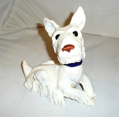 Lot 106 - A Goldscheider dog figure