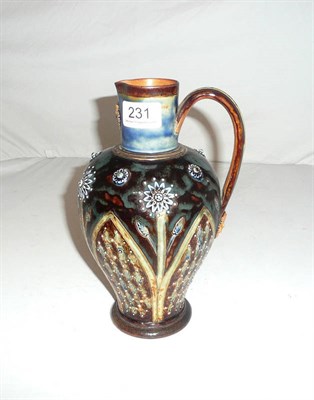 Lot 231 - A Doulton Lambeth stoneware jug