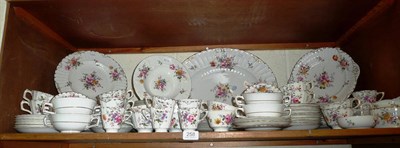 Lot 258 - A Royal Crown Derby 'Posies' dinner, coffee and tea service