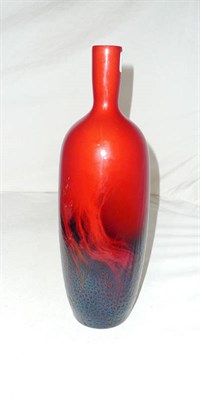 Lot 291 - A Doulton flambe veined vase, model 1617