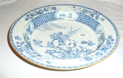 Lot 293 - Chinese blue and white bowl (a.f.)