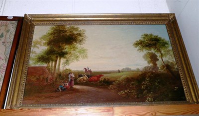 Lot 405 - 19th century oil, Belfast loch