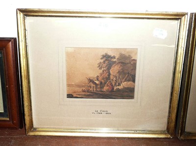 Lot 416 - Peter Le Cave, rural scene, watercolour