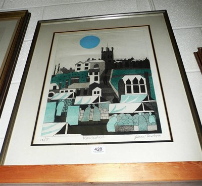 Lot 428 - Julian Trevelyan (1910-1988), "Macclesfield", signed artist's proof, limited edition 12/75,...