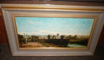 Lot 438 - Wallasey, Cheshire, oil on canvas George F Hargill 1860