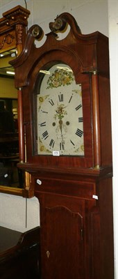 Lot 478 - A 19th century oak cased longcase clock, Gadsby Leicester