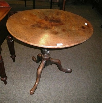 Lot 526 - A mahogany tripod table