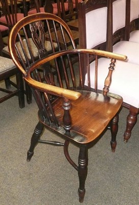 Lot 562 - Windsor chair with crinoline stretcher