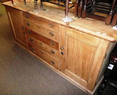 Lot 621 - 19th century pine dresser base