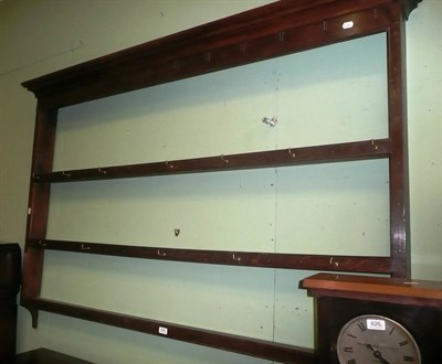 Lot 628 - Georgian oak plate rack