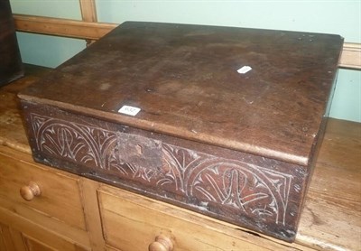 Lot 632 - An oak desk top box