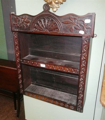 Lot 634 - A 17th/18th century oak spice cabinet