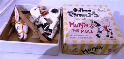 Lot 108 - Muffin the Mule Pelham Puppet in original box