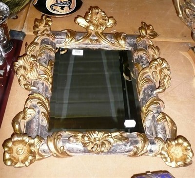 Lot 222 - Modern gilt decorated wall mirror