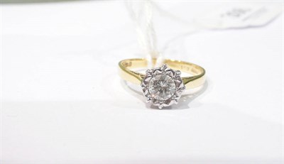 Lot 306 - Diamond solitaire ring