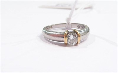 Lot 324 - A platinum diamond solitaire ring, 0.45 carat approximately