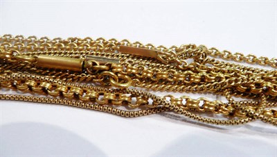 Lot 335 - Six assorted chains