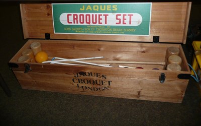 Lot 367 - Jacques croquet set