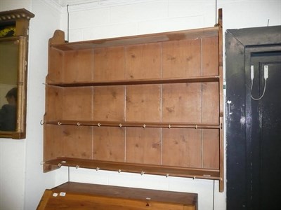 Lot 407 - Pine wall rack