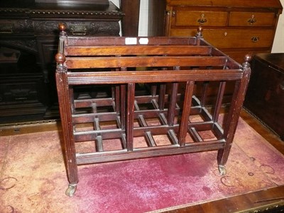 Lot 435 - Mahogany Canterbury