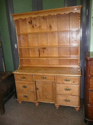 Lot 478 - Victorian pine sideboard with later top