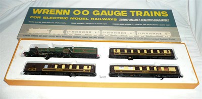 Lot 1014 - A Boxed Wrenn 'OO' Gauge 'Cardiff Castle' Pullman Electric Train Set WP100, containing 'Cardiff...