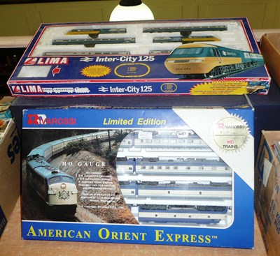 Lot 1026 - Two Boxed 'HO' Gauge Electric Train Sets:- Rivarossi American Orient Express, limited edition...