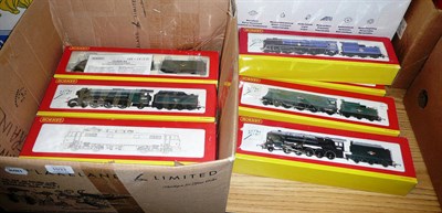 Lot 1033 - Seven Boxed Hornby Super Detail 'OO' Gauge Locomotives - 'Canadian Pacific' R2171, 'Lord...