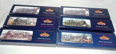 Lot 1040 - Six Boxed Bachmann 'OO' Gauge Tender Locomotives - 'Lord Burghley' 31-700Z, 'Kinlet Hall'...