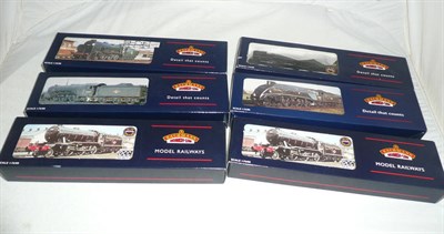 Lot 1054 - Six Boxed Bachmann 'OO' Gauge Tender Locomotives - K3 Class 32-276, 'Alcazar', 'Lord Nelson'...