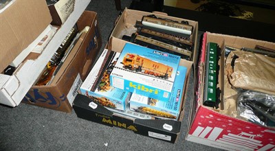 Lot 1066 - A Large Collection of Unboxed 'OO' Gauge Trains and Accessories, including locomotives,...