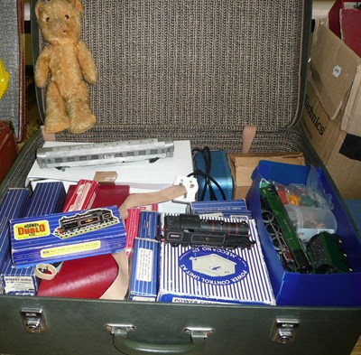 Lot 1077 - A Collection of Boxed Hornby Dublo Trains and Accessories, mainly 3-rail, including a G19 Tank...