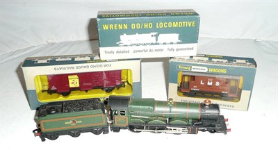 Lot 1085 - A Boxed Wrenn 'OO' Gauge 4-6-0 'Cardiff Castle' Locomotive and Tender No.4075, in green BR...