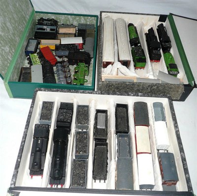 Lot 1089 - A Collection of Kit Built 'OO' Gauge Trains, including twenty two white metal tender and other...