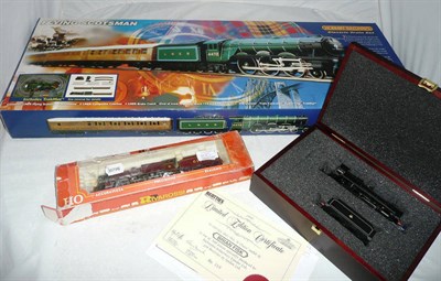 Lot 1100 - A Boxed Hornby 'OO' Gauge 'Flying Scotsman' Electric Train Set R823; A Boxed Rivarossi 'Royal Scot'