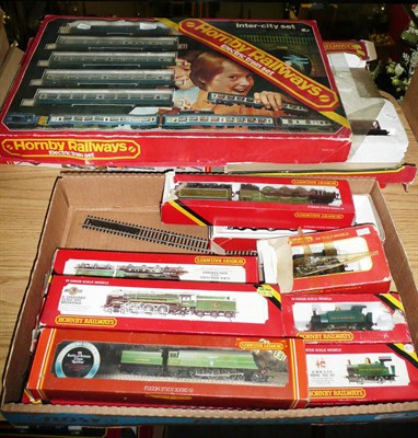 Lot 1101 - A Collection of  Boxed Hornby 'OO' Gauge Trains, comprising Inter City Set R686, BR Express Freight