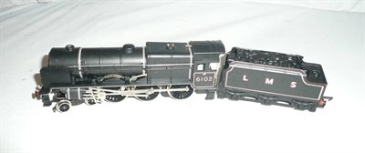 Lot 1104 - A Boxed Wrenn 'OO' Gauge Royal Scot Class 'Black Watch' Tender Locomotive No.6102, in LMS black...