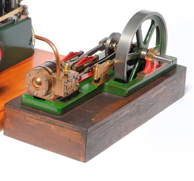 Lot 1109 - A Kit Built Live Steam Model of a Victorian Horizontal Mill Engine, from castings produced by...