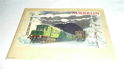 Lot 1171 - A Marklin 1937/38 Trade Toy Catalogue No.D14, containing construction sets, trains and accessories