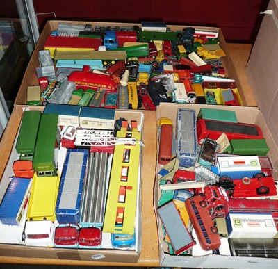 Lot 1192 - A Collection of Diecast Commercial Vehicles, makers include Dinky, Corgi, Budgie and Matchbox,...