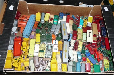 Lot 1205 - A Collection of Playworn Matchbox Vehicles, including 1-75 Series, Models of Yesteryear and...