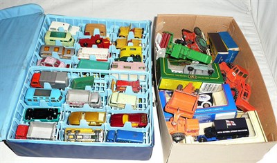 Lot 1209 - Mixed Diecast Vehicles, mainly Matchbox, including a Matchbox Collector's Case containing...