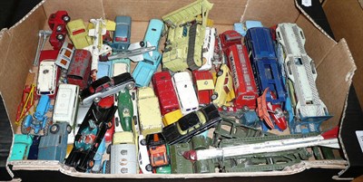 Lot 1219 - A Collection of Approximately Fifty Playworn Corgi Vehicles, including cars, commercials, TV...