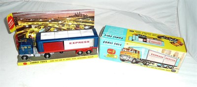 Lot 1222 - A Boxed Corgi Major 'Express Service' Ford Tilt Cab 'H' Series With Detachable Trailer No.1137,...