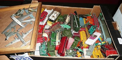 Lot 1234 - A Collection of Approximately Seventy Playworn Dinky Vehicles, including cars, commercials,...