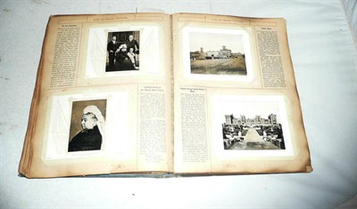 Lot 1291 - Port Sunlight Album of Bijou Pictures, published by Lever Brothers in 1902, containing part sets of